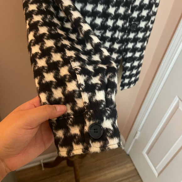 NWT Sanctuary Black/White Houndstooth Shacket Size XS - Picture 7 of 10